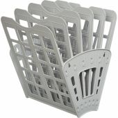 Лоток для бумаг Attache Веер сборный на 5 отделений серый юк