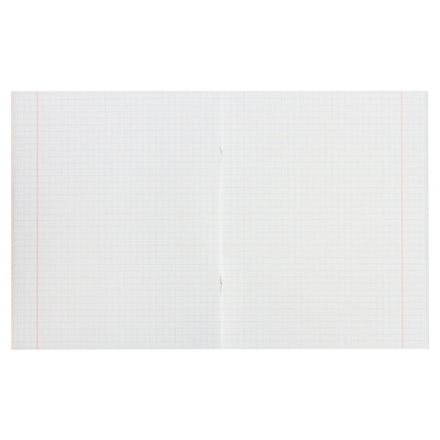 Тетрадь А5, 40 л., STAFF скоба, клетка, офсет №2 ЭКОНОМ, обложка картон, "СТАНДАРТ", 402644