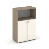 Estetica Шкаф сред. широкий (2 низ. фасада стекло лакобель в раме) ES.ST-2.2R I Латте/Лакобель ivory 800*420*1207 Estetica Шкаф сред. широкий (2 низ. фасада стекло лакобель в раме) ES.ST-2.2R I Латте/Лакобель ivory 800*420*1207