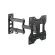 Кронштейн-крепление для ТВ настенный, до 30 кг, VESA 100х100-200х200, 23"-43", черный, SONNEN, 455947
