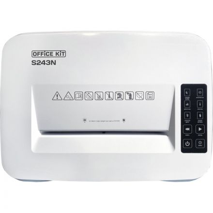 Шредер (уничтожитель) Office Kit S243N 3,9x38, ур.секр. P-4, 34лист, 26л Шредер (уничтожитель) Office Kit S243N 3,9x38, ур.секр. P-4, 34лист, 26л