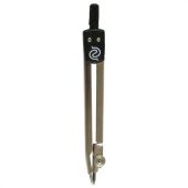 Циркуль для начальных классов, 125 мм, стальной, никелированный, чехол ПВХ, GLOBUS, ЦЧ-20-10