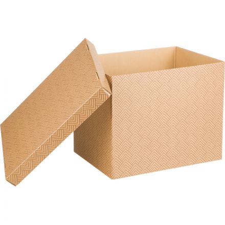 Короб для хранения Attache Графит 390х320х290 усилен.дно ККД-1,бурый,3шт/уп