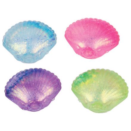 Игрушка-антистресс "РАКОВИНА", 8 см, ассорти 4 цвета, дисплей, JOLLY JOT (ДЖОЛЛИ ДЖОТ), 665814