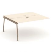 Estetica Двойной наборный элемент рабочей станциии ES.2.NRS-4-LP Сатин/Латте металл 1580*1500*750