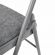 Стул складной BRABIX "Golf Plus CF-003 КОМФОРТ", серый каркас, серая ткань, 532890