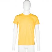 Футболка (160 г.) с кор.рукавом желтый (S)