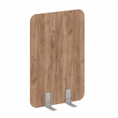 R-line Перегородки на металлических опорах на фетровых подпятниках DP.F-80-120 Дуб табак/Серый металл 800*18*1200