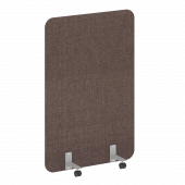 R-line soft Перегородка на металлических опорах, на роликах AP.R-100-150 Romeo 04/Серый металл 1000*18*1500