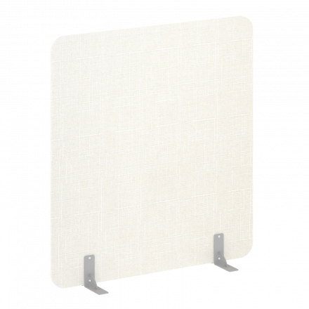 R-line soft Перегородки на металлических опорах на фетровых подпятниках AP.F-140-150 Romeo 01/Серый металл 1400*18*1500