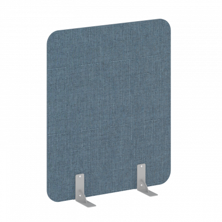 R-line soft Перегородки на металлических опорах на фетровых подпятниках AP.F-100-120 Romeo 10/Серый металл 1000*18*1200