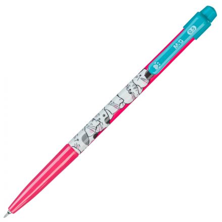 Ручка шариковая автомат. M&G SoManyCats л0,35 син асс ABP888R82205F4C