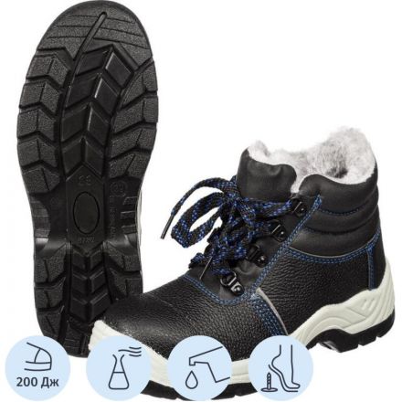 Ботинки рабочие ПУ/ТПУ с МП, МС искус.мех р 43