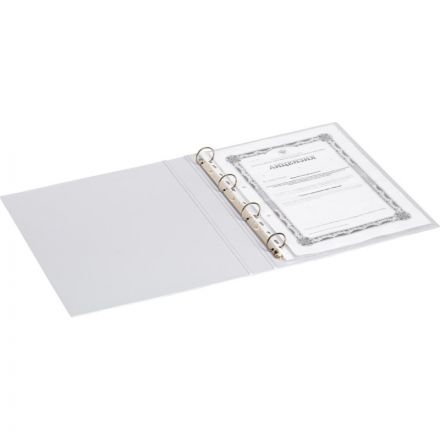 Папка на 4-х кольцах Bantex 40 мм серая до 200 листов