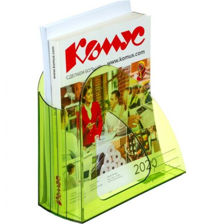 Лоток вертикальный Attache 90мм Bright Colours прозрачный зеленый Лоток вертикальный Attache 90мм Bright Colours прозрачный зеленый