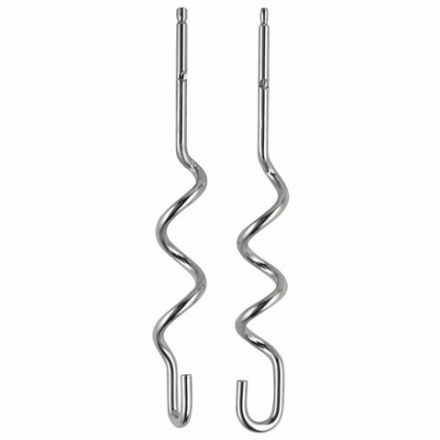 Миксер GORENJE M460CDC, 400 Вт, 5 скоростей, 2 венчика, 2 крюка для теста, белый, 7356