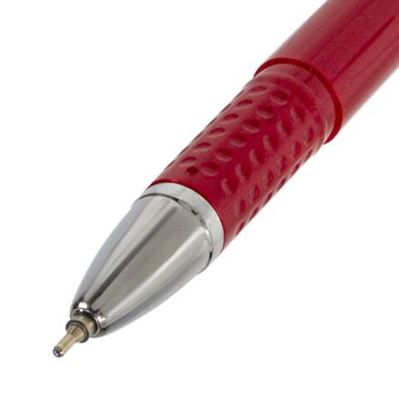 Ручка шариковая масляная BRAUBERG "ONE MOMENT COLOR", СИНЯЯ, корпус ассорти, В ДИСПЛЕЕ, игольчатый узел 0,7 мм, линия письма 0,35 мм, 143003