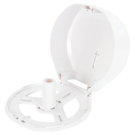 Диспенсер для туалетной бумаги LAIMA PROFESSIONAL BASIC (Система T2), малый, белый, ABS-пластик, 606682