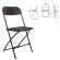 Стул складной BRABIX "Golf CF-002", черный каркас, пластик черный, 531563 Стул складной BRABIX "Golf CF-002", черный каркас, пластик черный, 531563