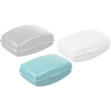 Мыльница пластик с крышкой М2219 цвета в ассортиме_СПБ