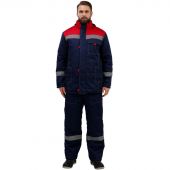 Костюм рабочий зимний муж з31-КПК син/красн (р.44-46) 170-176 (Арсенал-СП)