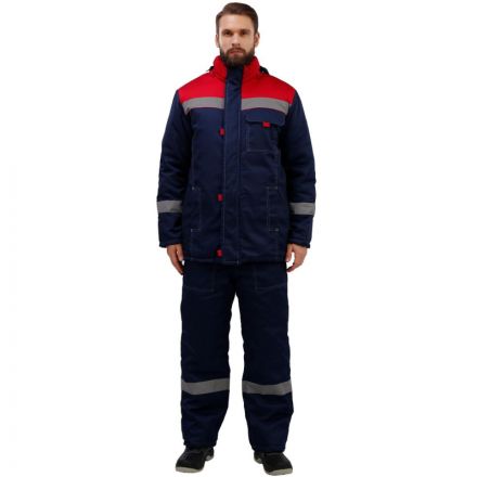 Костюм рабочий зимний муж з31-КПК син/красн (р.44-46) 170-176 (Арсенал-СП)