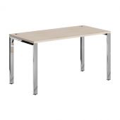 Стол прямой XGST 147.1 Бук Тиара/Нержавеющая сталь 1400х700х750 XTEN GLOSS Стол прямой XGST 147.1 Бук Тиара/Нержавеющая сталь 1400х700х750 XTEN GLOSS