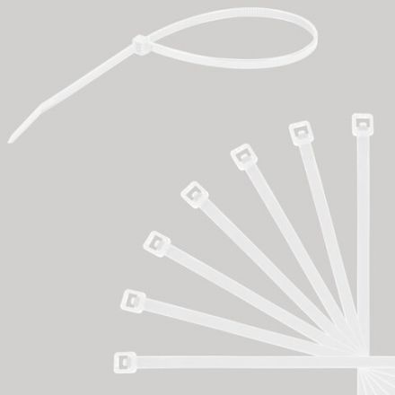 Стяжка (хомут) нейлоновая сверхпрочная POWER LOCK, 3,6x250 мм, КОМПЛЕКТ 100 шт., белая, SONNEN, 607922 Стяжка (хомут) нейлоновая сверхпрочная POWER LOCK, 3,6x250 мм, КОМПЛЕКТ 100 шт., белая, SONNEN, 607922