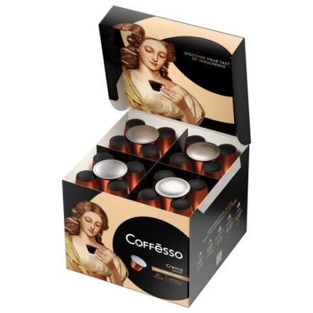 Кофе в капсулах 80 порций для Nespresso, COFFESSO "Crema Delicato", арабика 100%, 101737 Кофе в капсулах 80 порций для Nespresso, COFFESSO "Crema Delicato", арабика 100%, 101737