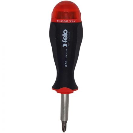 Отвертка с магнитным держателем под биты с набором бит 8шт Felo 37320805