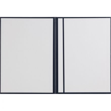 Папка адресная без тиснения бумвинил с поролоном синяя