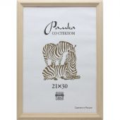 Рамка Зебра А4 21х30 см деревянный багет 16 мм натуральная