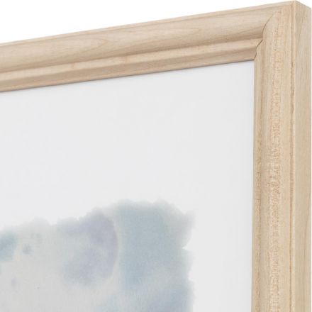 Рамка Зебра А4 21х30 см деревянный багет 16 мм натуральная