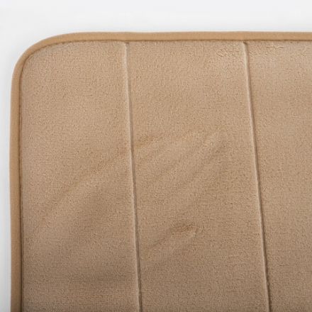 Комплект ковриков MEMORY EFFECT для ванной 50х80 см и туалета 40х60 см, персиковый, LAIMA HOME, 608447