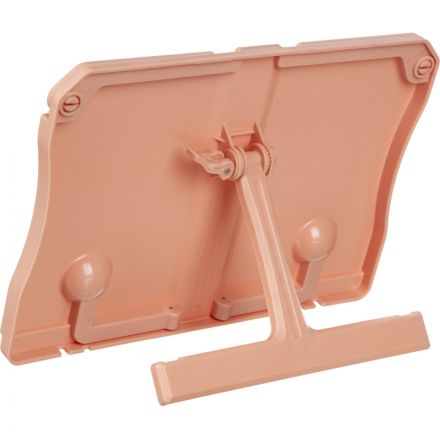 Подставка для книг, регулир. наклон, пластик, розовая Подставка для книг, регулир. наклон, пластик, розовая