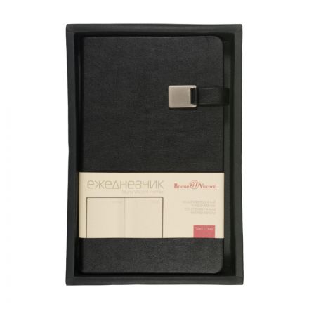 Ежедневник недатированный  А5 Premier (черный) 3-686/05