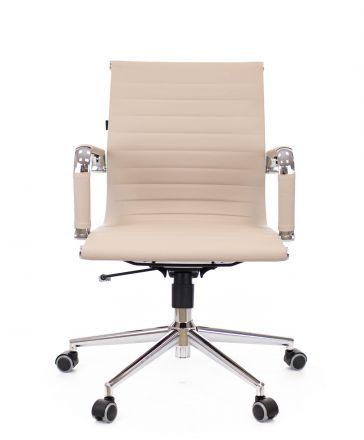 Кресло Everprof Leo Т Экокожа Бежевый