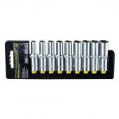 Набор головок торцевых удл. 1/2 SuperLock 9 пр. (8-17 мм) BERGER BG2030