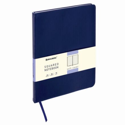 Тетрадь БОЛЬШОЙ ФОРМАТ (200x252 мм) В5, BRAUBERG "Metropolis Extra", под кожу, клетка, 80 л., синий, 111049 Тетрадь БОЛЬШОЙ ФОРМАТ (200x252 мм) В5, BRAUBERG "Metropolis Extra", под кожу, клетка, 80 л., синий, 111049