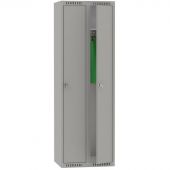 Шкаф для одежды металлический ШМС-281(600) (2 отделения, 600х500х1820 мм)