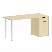 Home Office Стол письменный VR.SP-3-158.1 Клён/Хром опоры 1580*720*750