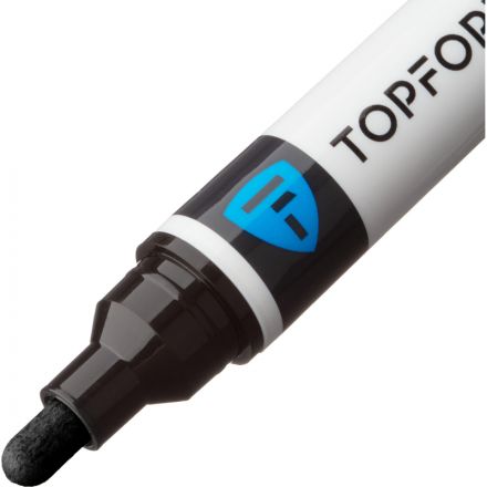 Маркер лаковый TOPFORT Industrial 6 мм черный