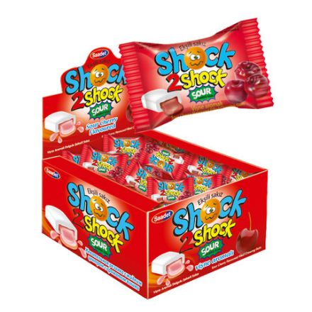Жевательная резинка "SHOCK 2 SHOCK" вишня, 4 г, КАНДИ КЛАБ, GUM080 Жевательная резинка "SHOCK 2 SHOCK" вишня, 4 г, КАНДИ КЛАБ, GUM080
