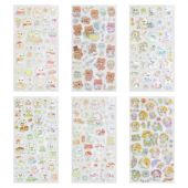 Наклейки декоративные "Веселый микс", 17,5х9 см, ассорти 6 видов, FUNSTER (ФАНСТЕР), 666094