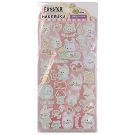 Наклейки декоративные "Веселый микс", 17,5х9 см, ассорти 6 видов, FUNSTER (ФАНСТЕР), 666094 Наклейки декоративные "Веселый микс", 17,5х9 см, ассорти 6 видов, FUNSTER (ФАНСТЕР), 666094
