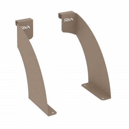 Комплект кронштейнов для полки MAN-41 Мокко металл 52*220*200 Комплект кронштейнов для полки MAN-41 Мокко металл 52*220*200