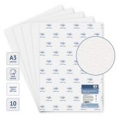 Бумага для акварели, 10л., А3, Гамма "Студия", 300г/м2, крупное зерно, 100% хлопок