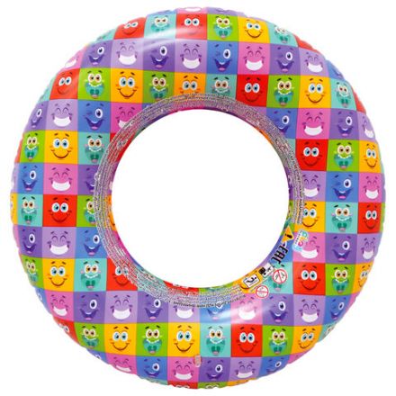 Надувной круг для плавания, диаметр 60 см, от 4 лет, АССОРТИ, 5 видов, PLAYMARKET