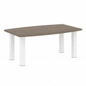 Yalta Стол переговорный LT.SP-3 Вяз/Белые опоры 1800*1100*750