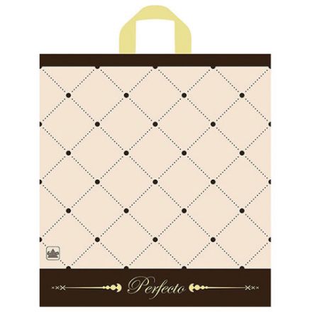 Пакет с петлевой ручкой ПВД, 42х46 см, "Перфекто Шик", 95 мкм, н00112571